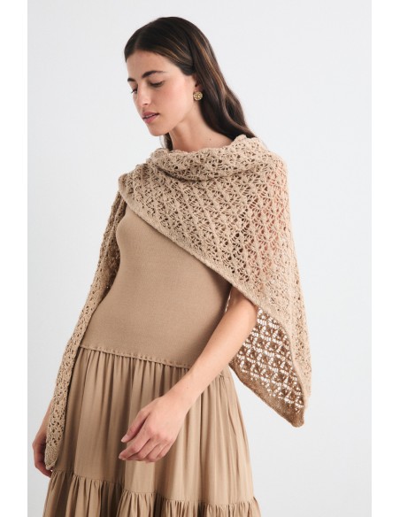 CASTOR KNITTED SCARF