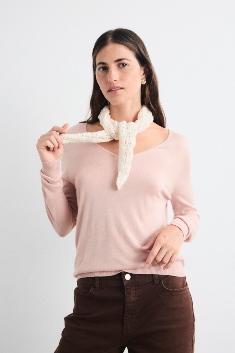 PASTOR KNITTED SCARF